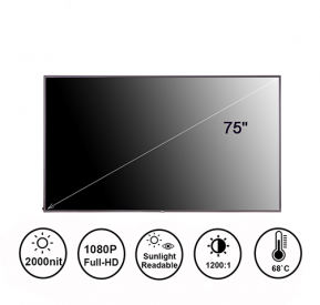 75寸2000亮度高亮液晶屏